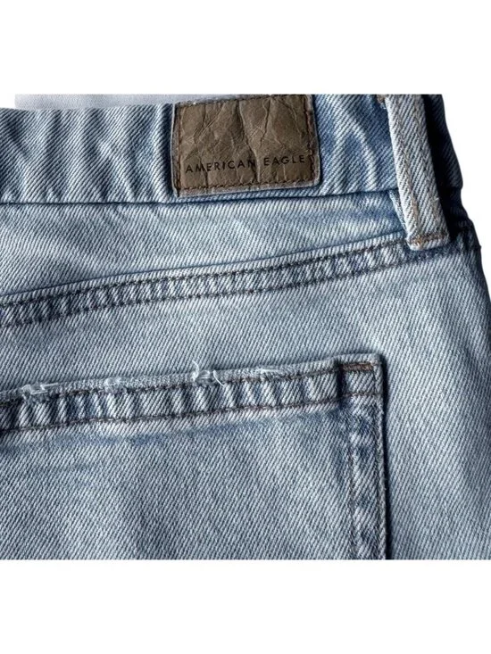 American Eagle Curvy Stovepipe Jeans Women’s Sz 16 (33W)  Light Wash NWT - Picture 15 of 16